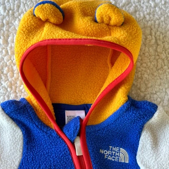 The North Face Blue and Yellow Kids One Piece - Picture 3 of 5